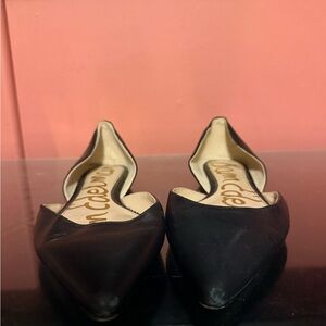 Sam Edelman Black Pointed D'Orsay Flats